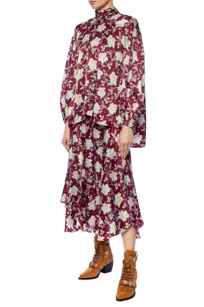 Patterned top with tie fastening, zdjęcie 2 Patterned top with tie fastening od Chloe
